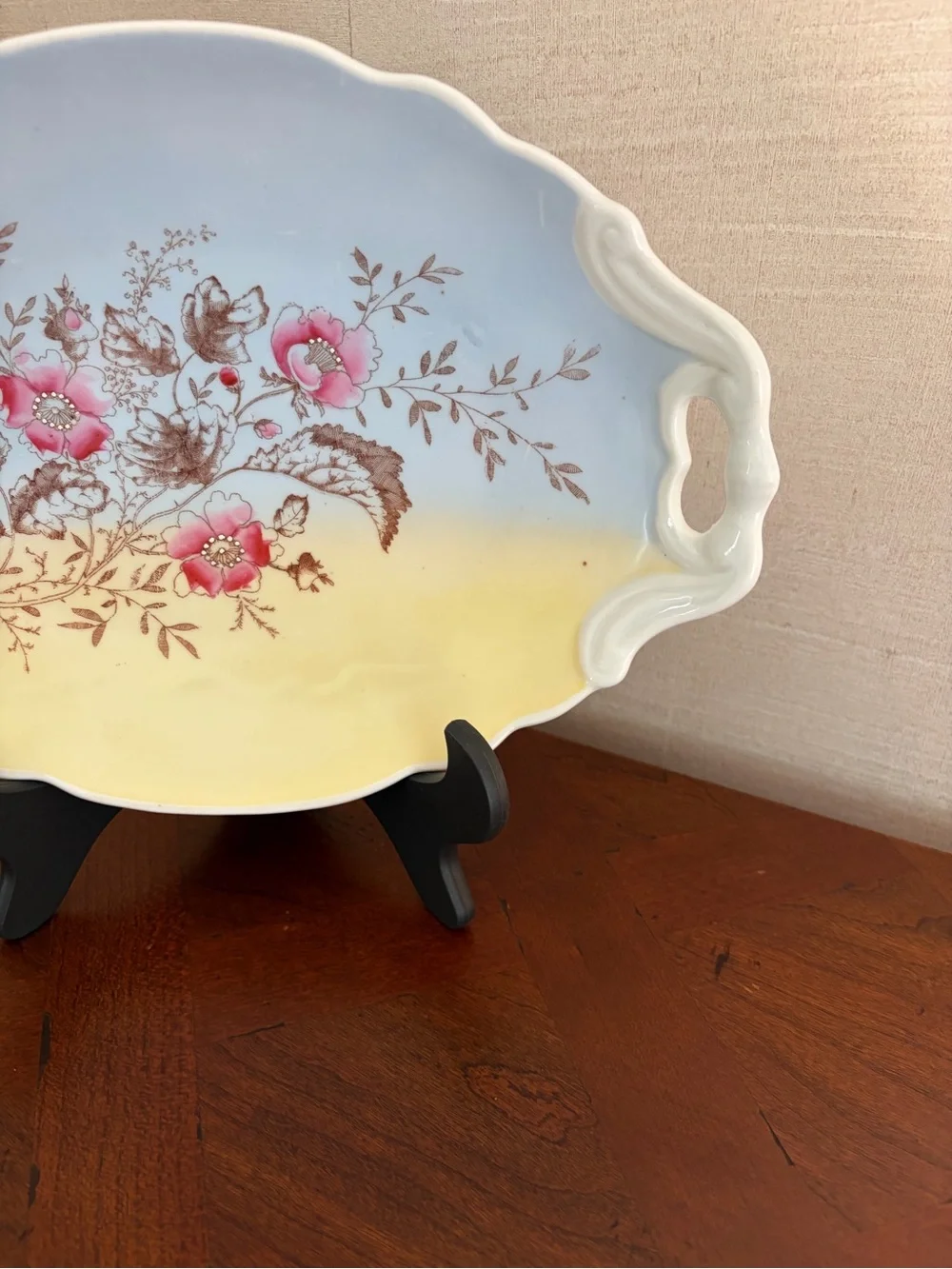 19th Century German Victorian Gotha Thuringia Style Porcelain Transferware
